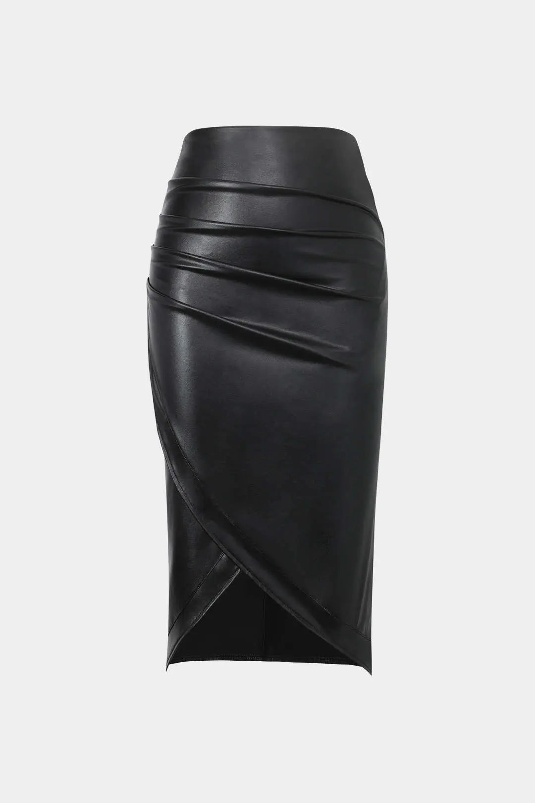 Charity - Elegant Ruched Design Woman's Midi Skirt Dreamardi