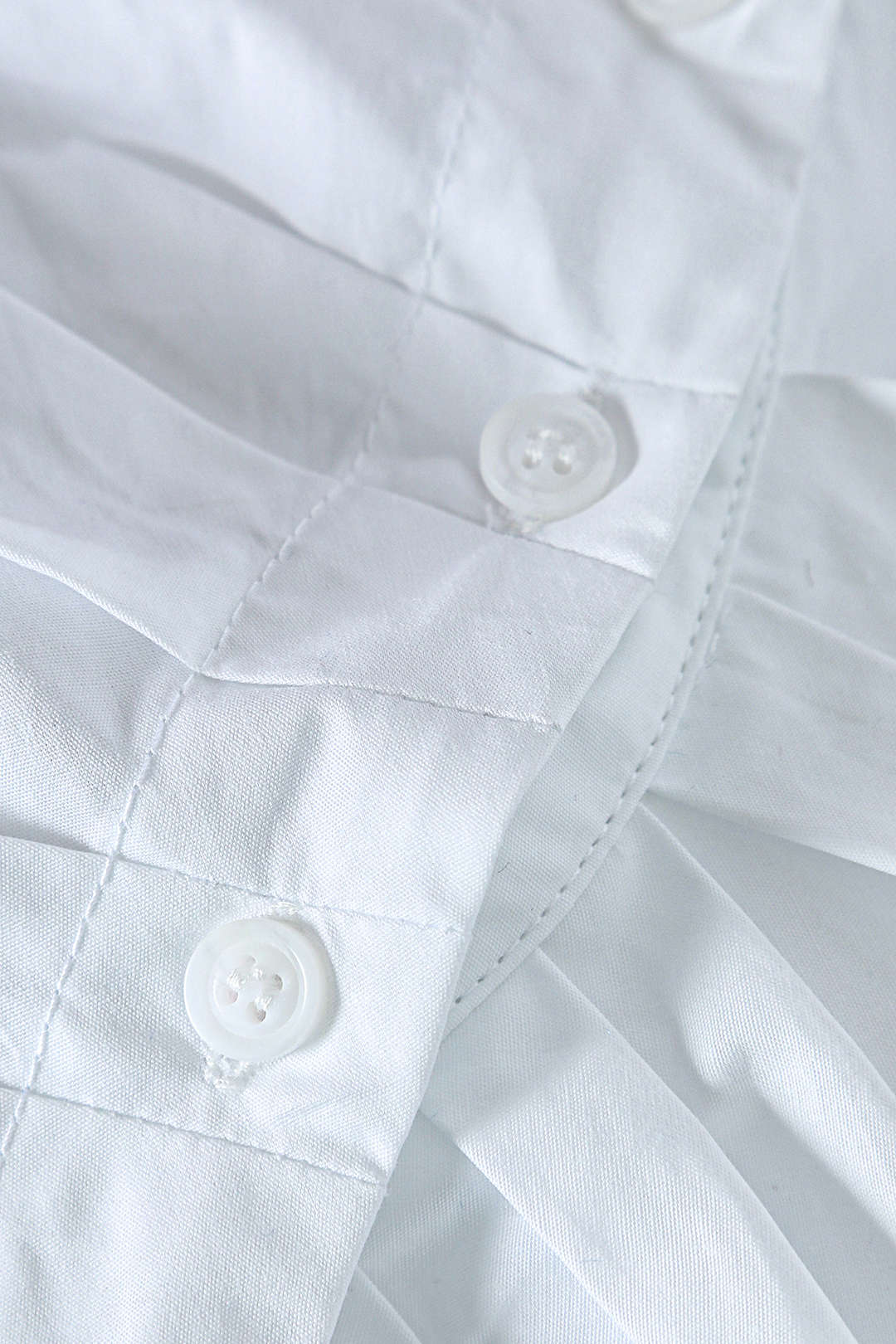 Asymmetrical Hem Pleated Shirt Dreamardi