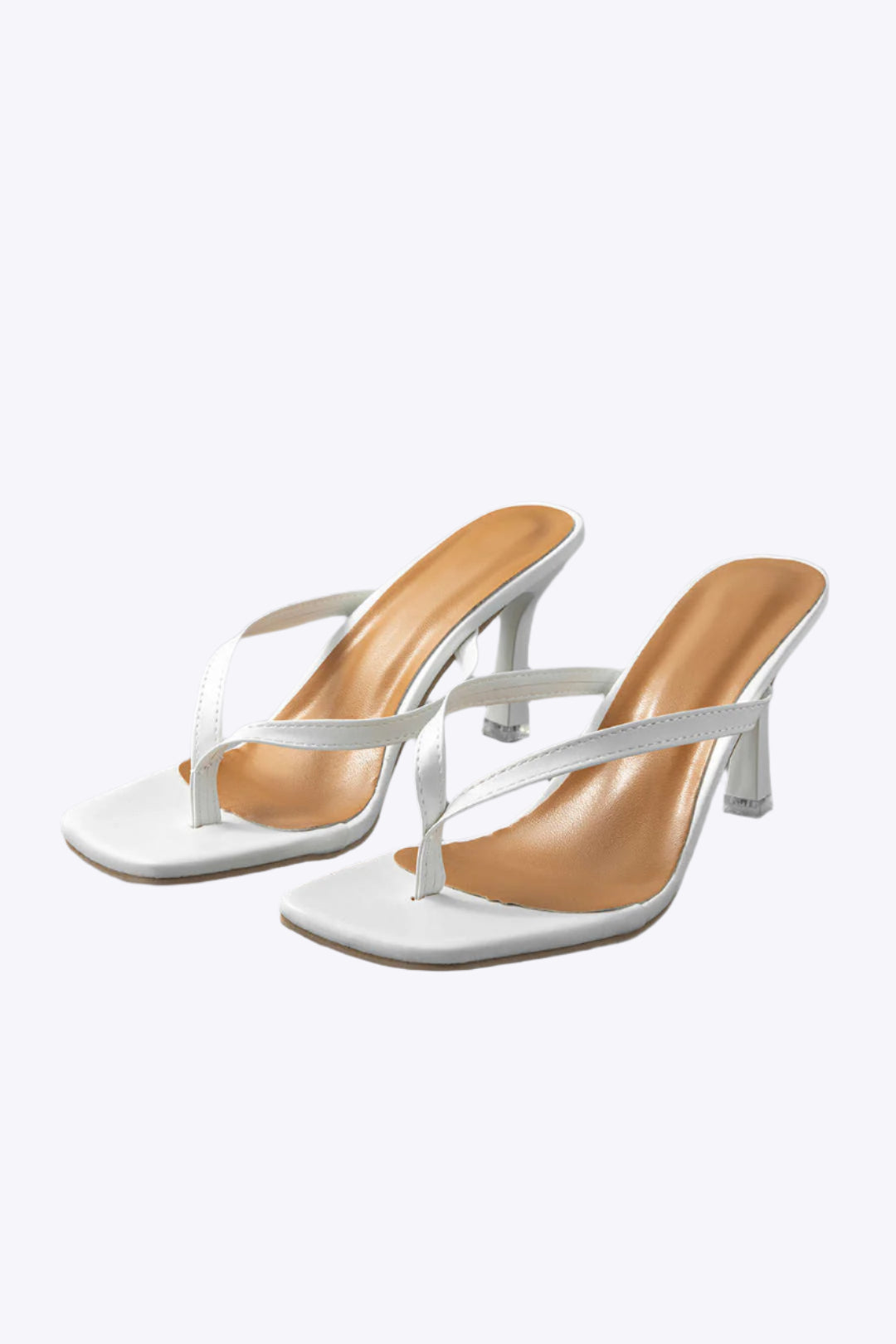 Basic Mid Heel Thong Sandals Dreamardi