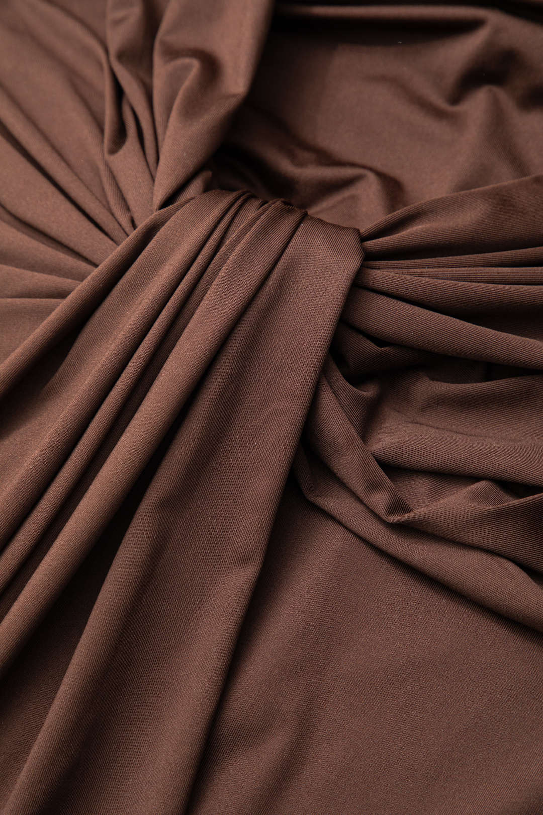 Wrap Ruched High Neck Long Sleeve Maxi Dress Dreamardi