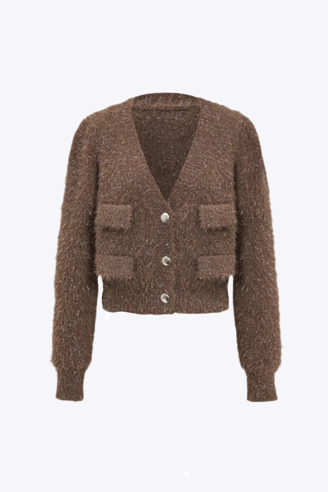 Knit Button Pocket Sweater Cardigan Dreamardi