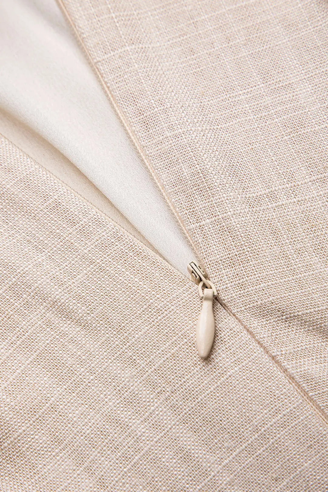 Linen Ruched Tie-Up Sleeveless Mini Dress Dreamardi