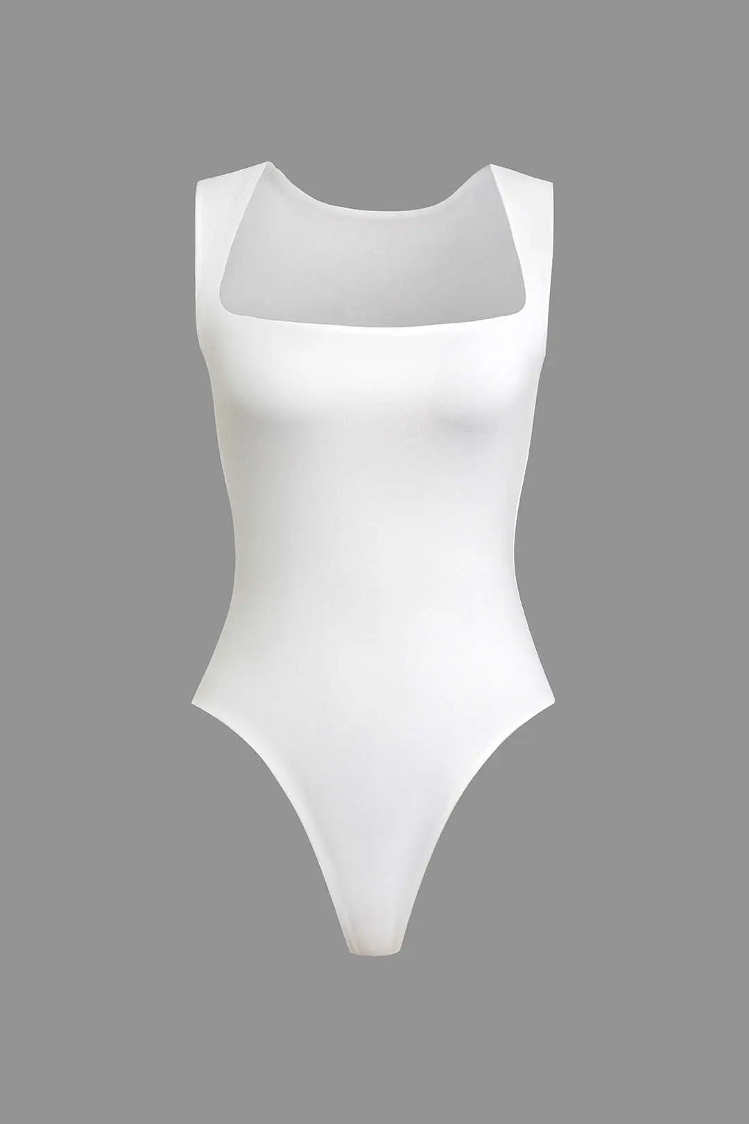 Carolyn - Elegant Solid Square Neck Woman's Bodysuit Dreamardi