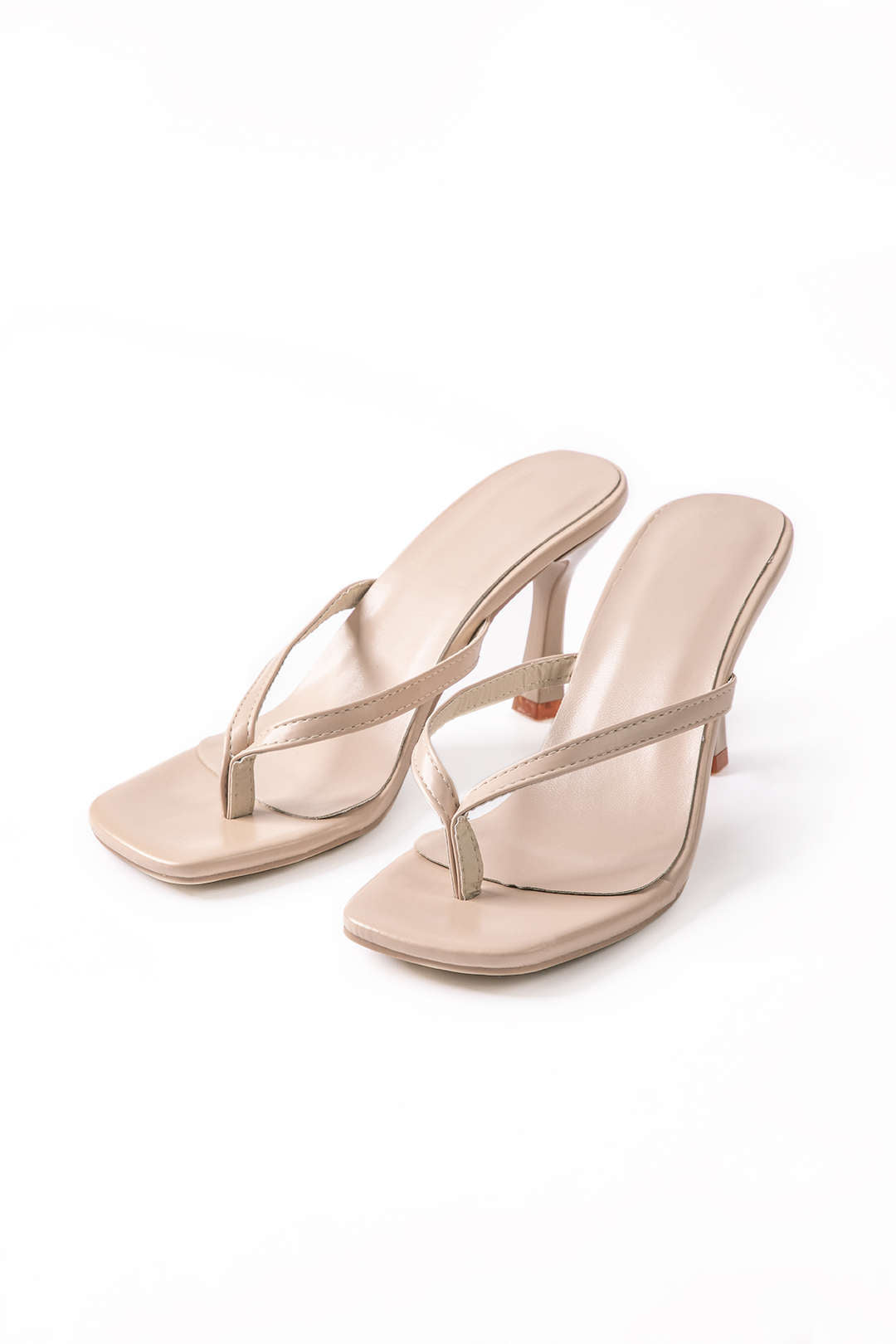 Basic Mid Heel Thong Sandals Dreamardi