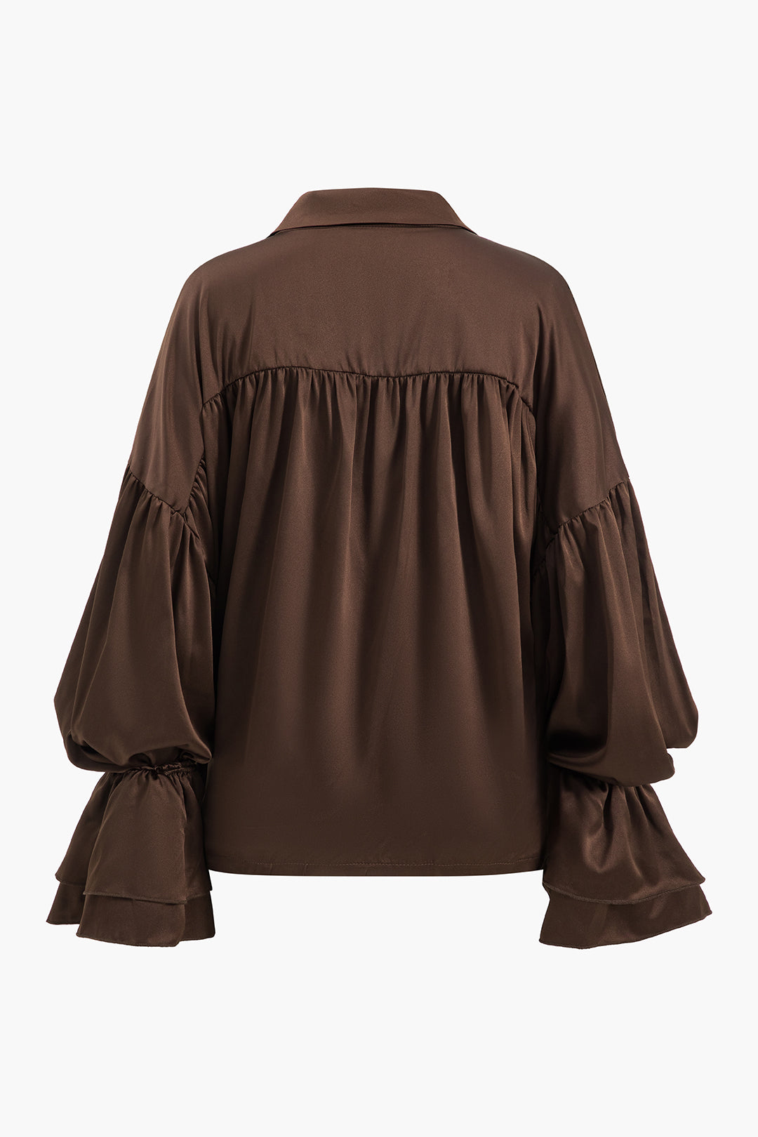Satin Button Long-Sleeve Shirt Dreamardi