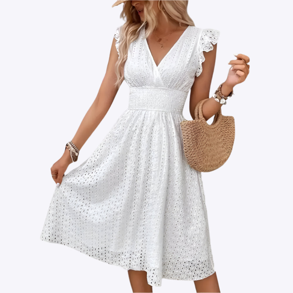 Midi jurk voor zomer Dreamardi