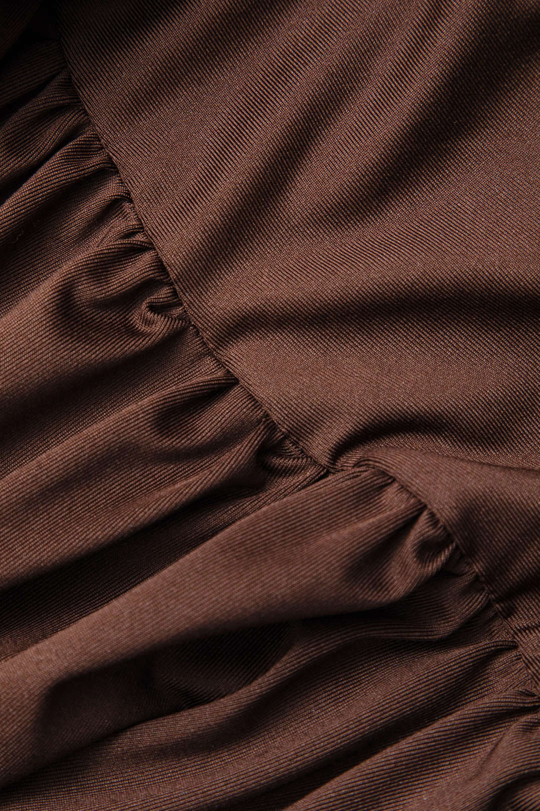 Wrap Ruched High Neck Long Sleeve Maxi Dress Dreamardi