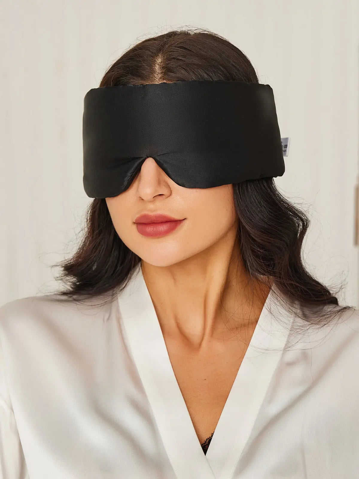 Elegant zijde slaap-oogmasker uit één stuk Dreamardi