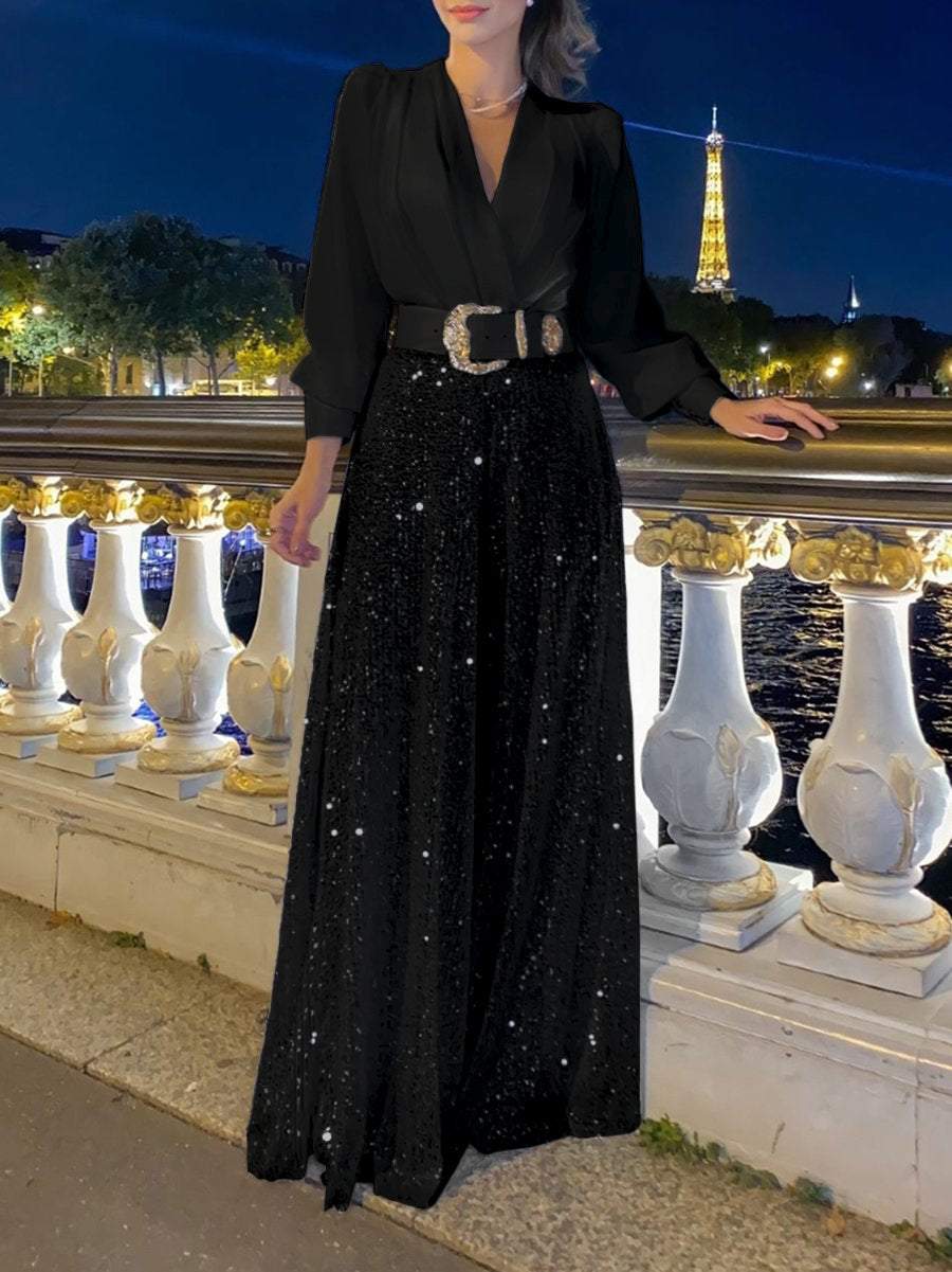 Caja Pailletten-Abendkleid Dreamardi