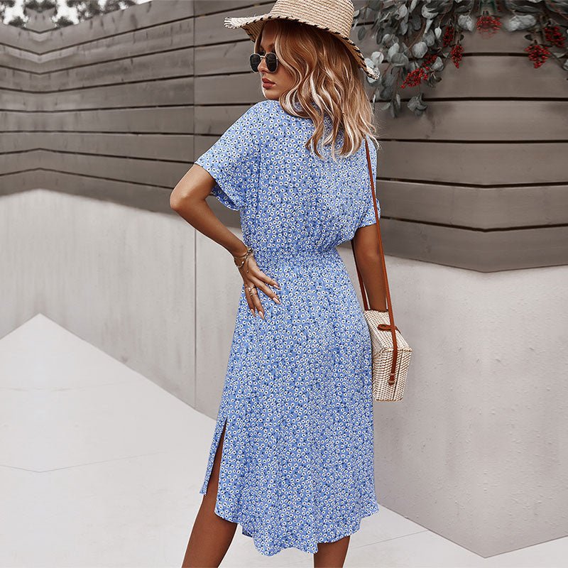 Svea - Sommerkleid - Knopfleiste und Gürtel Dreamardi