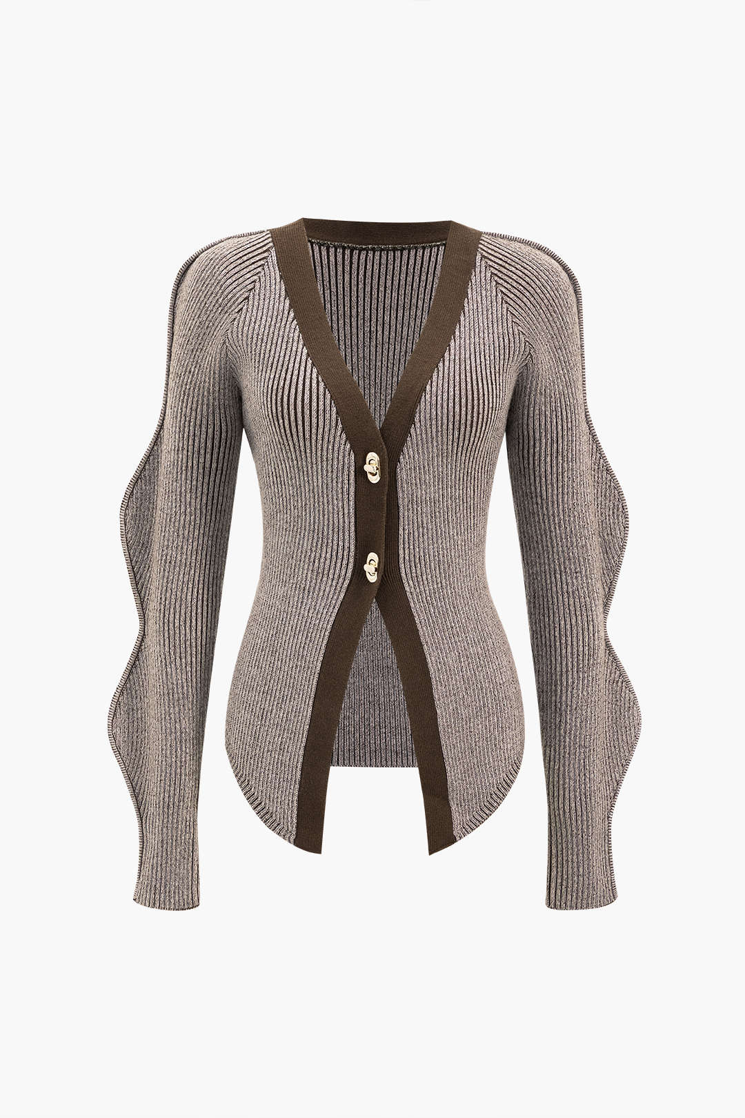 Solid Knit Button Cardigan Dreamardi