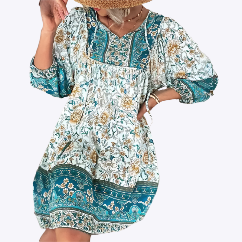 Cerys - Effortless Summer Grace Woman's Bohemian Dress