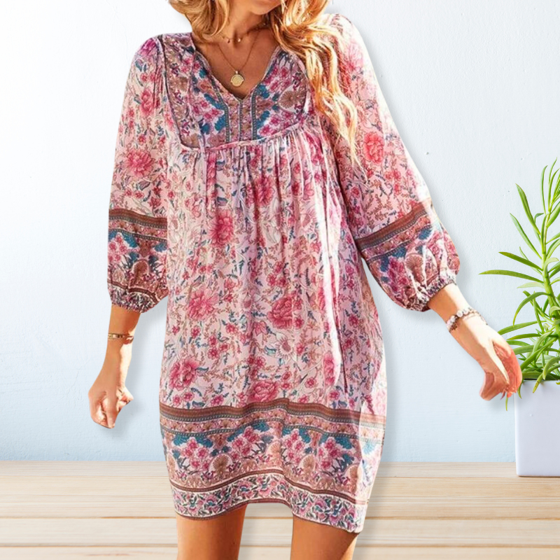 Cerys - Effortless Summer Grace Woman's Bohemian Dress