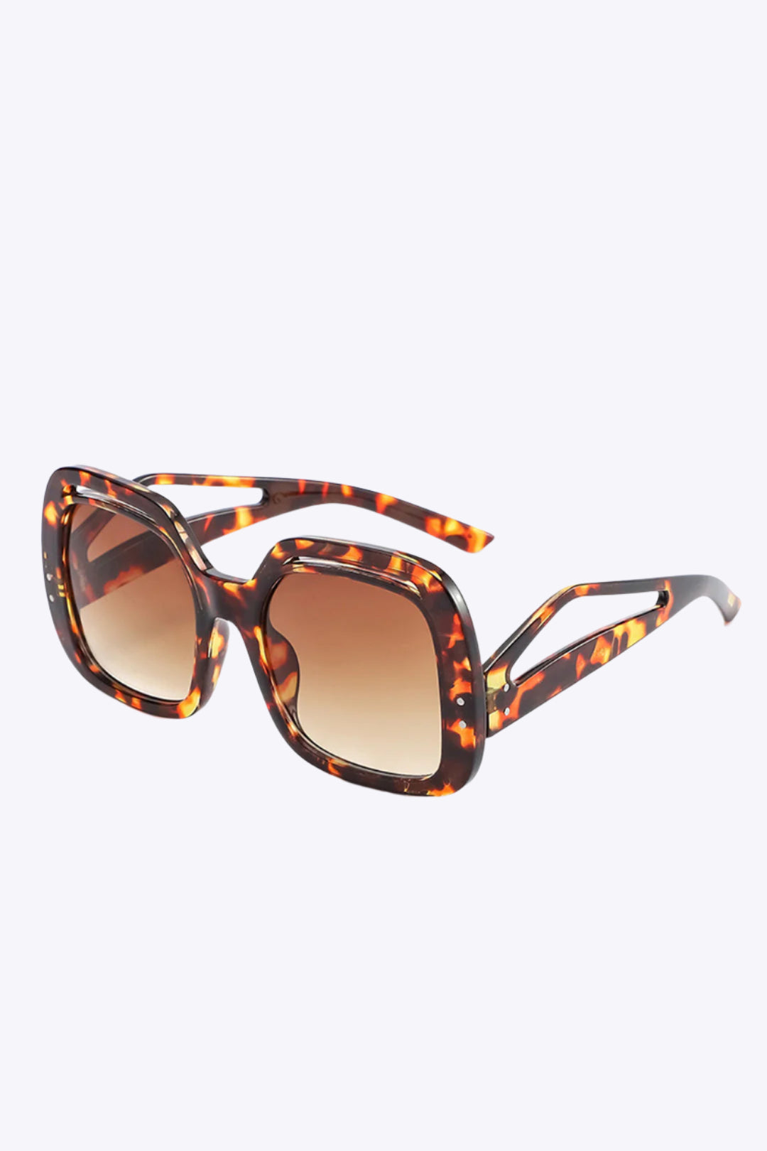 Cut Out Square Large Frame Sunglasses Dreamardi