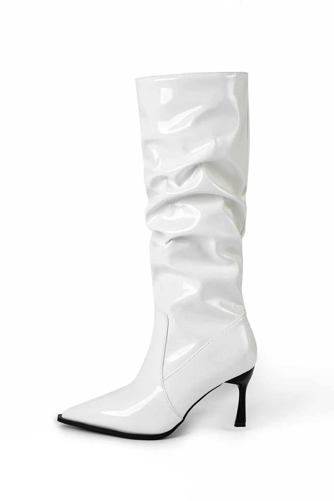 Chloe - Stylish Ruched Fit Woman's Knee High Boots Dreamardi