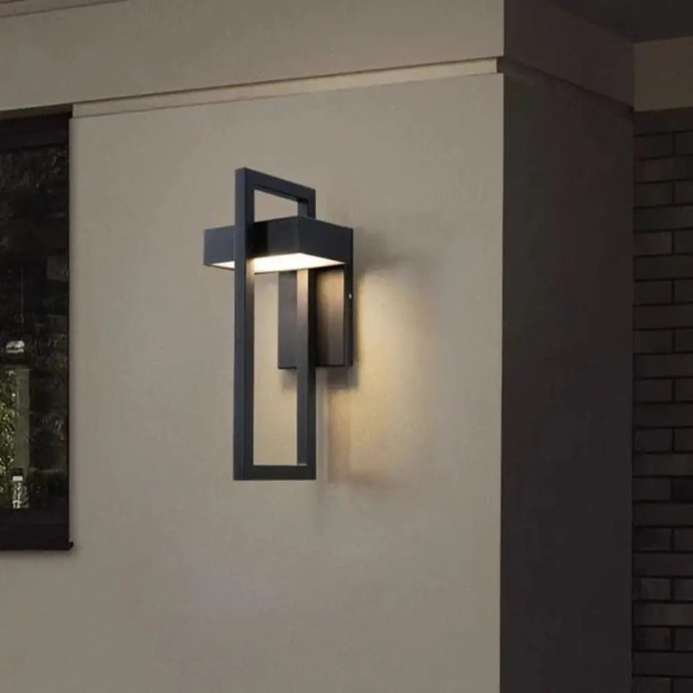 FrameGlow - Timeless Architectural Shine Outdoor Wall Lamp