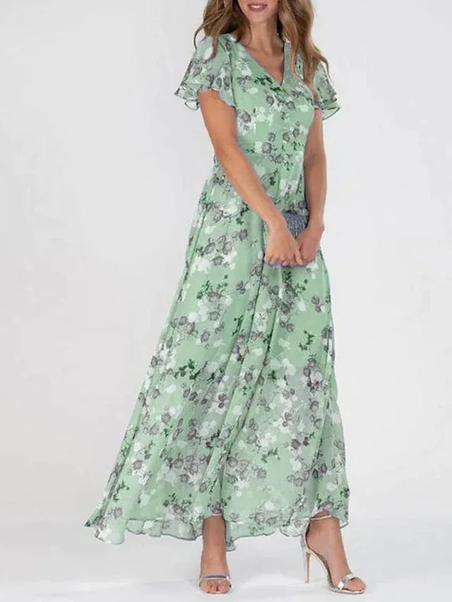 Vespera - Airy & Feminine Charm Woman's Maxi Dress