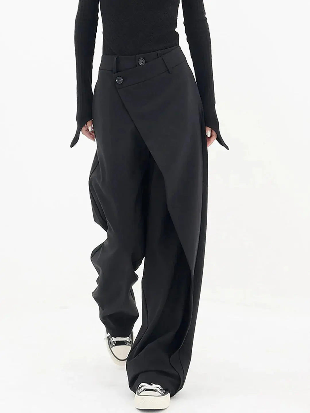 Amber - Effortless Sophistication Woman's Baggy Pants Dreamardi