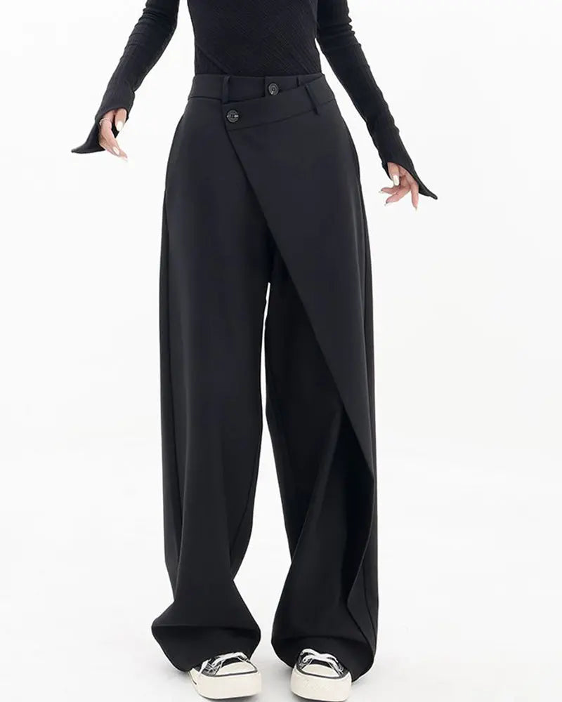 Amber - Effortless Sophistication Woman's Baggy Pants Dreamardi