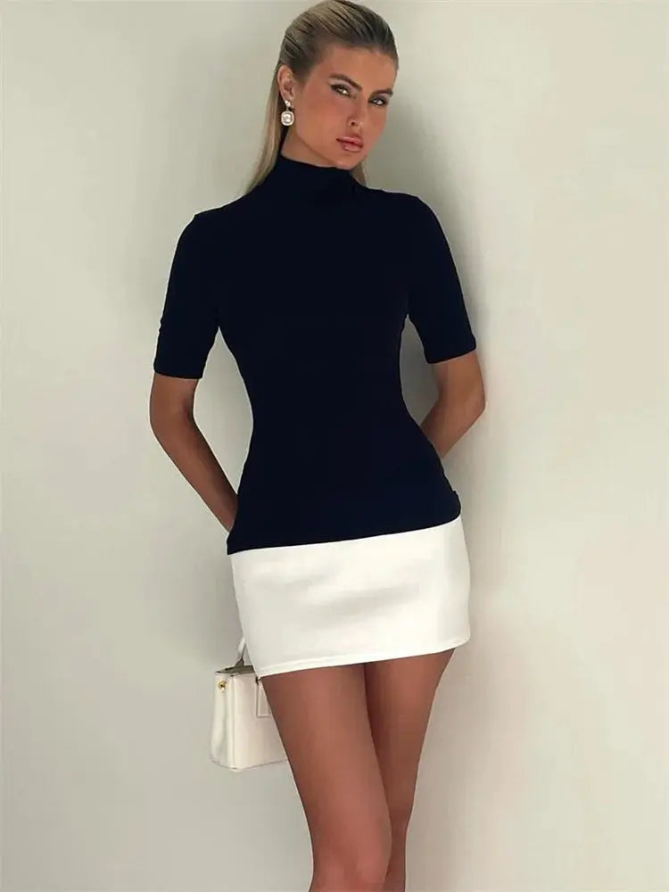 Autumn - Effortlessly Chic Tailored Fit Woman's Mini Dress Dreamardi