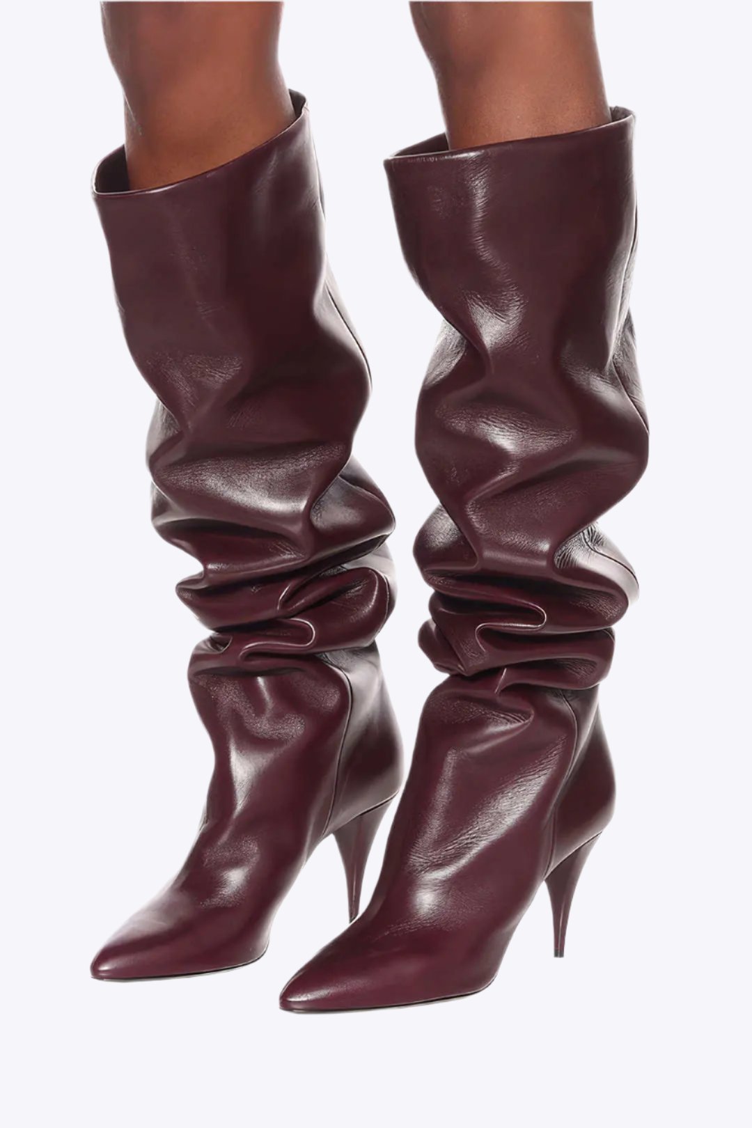 Chelsea - Chic Ruched Design Woman's Knee High Boots Dreamardi