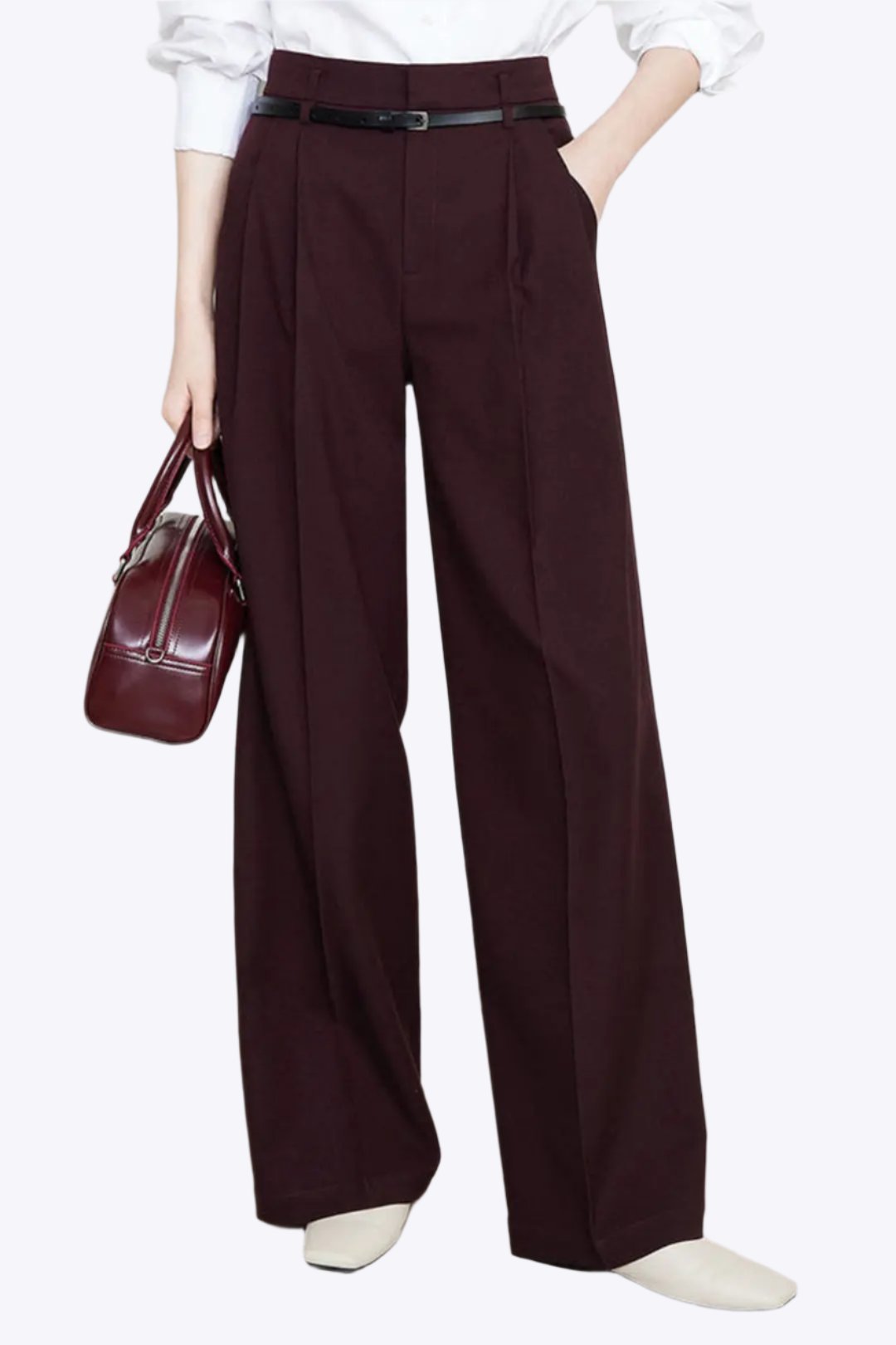 Carrie  - Solid Wide Leg Woman's Casual Pants Dreamardi