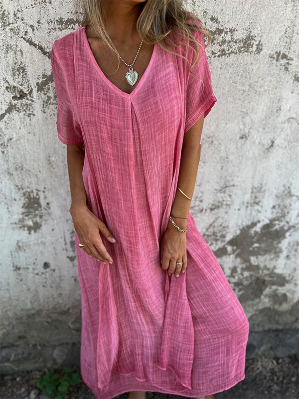 Niamh - Breezy Modern Style Woman's Maxi Dress