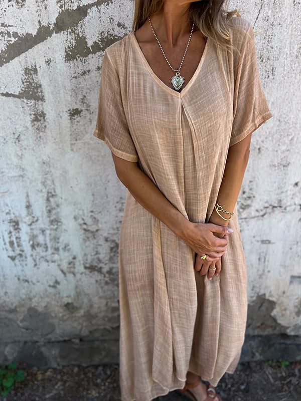 Niamh - Breezy Modern Style Woman's Maxi Dress