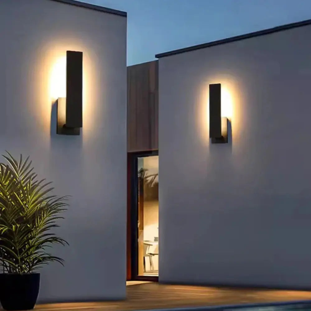 SlimGlow - Timeless Outdoor Elegance Weatherproof Wall Light