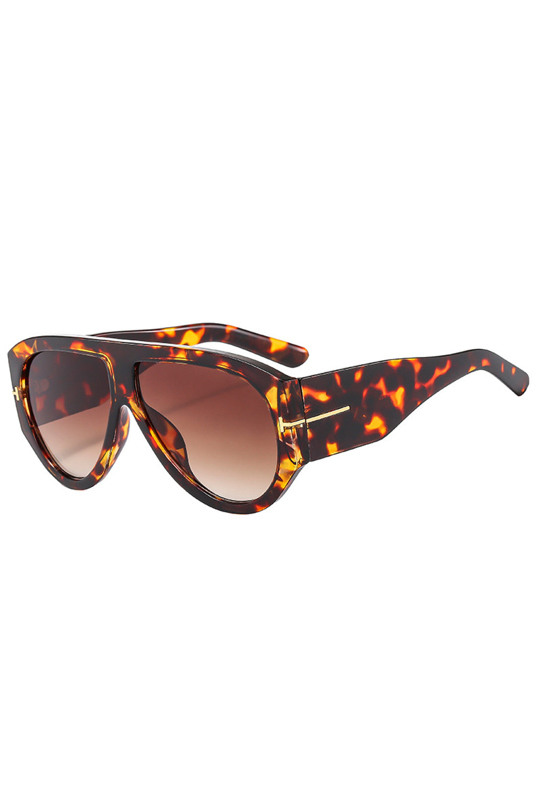 Leopard Print Frame Sunglasses Dreamardi