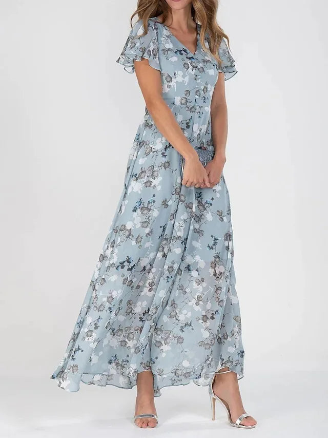 Vespera - Airy & Feminine Charm Woman's Maxi Dress