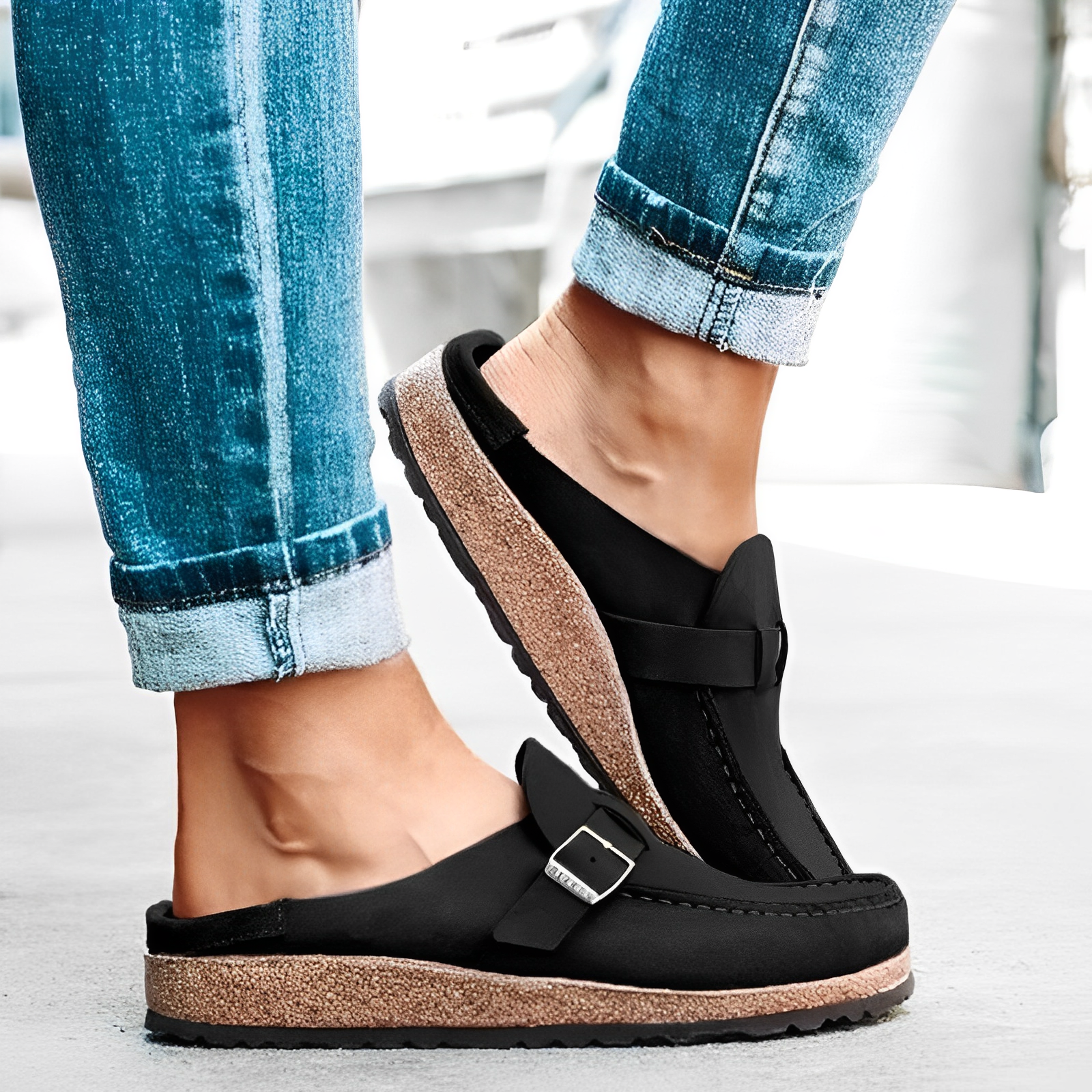 Luiza | Comfortabele Mocassin Sandalen Dames