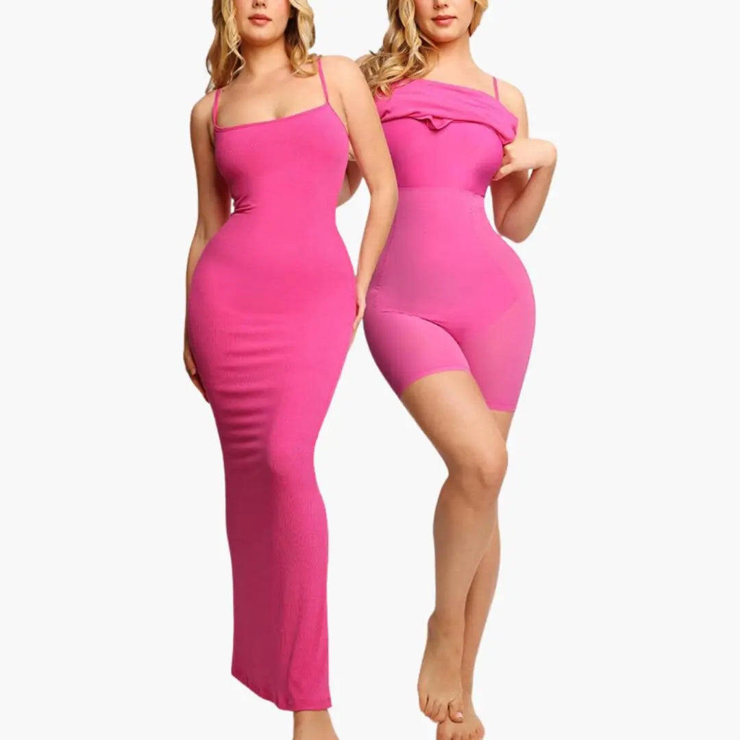 2-in-1 Jurk met Ingebouwde Shapewear Korset Dreamardi