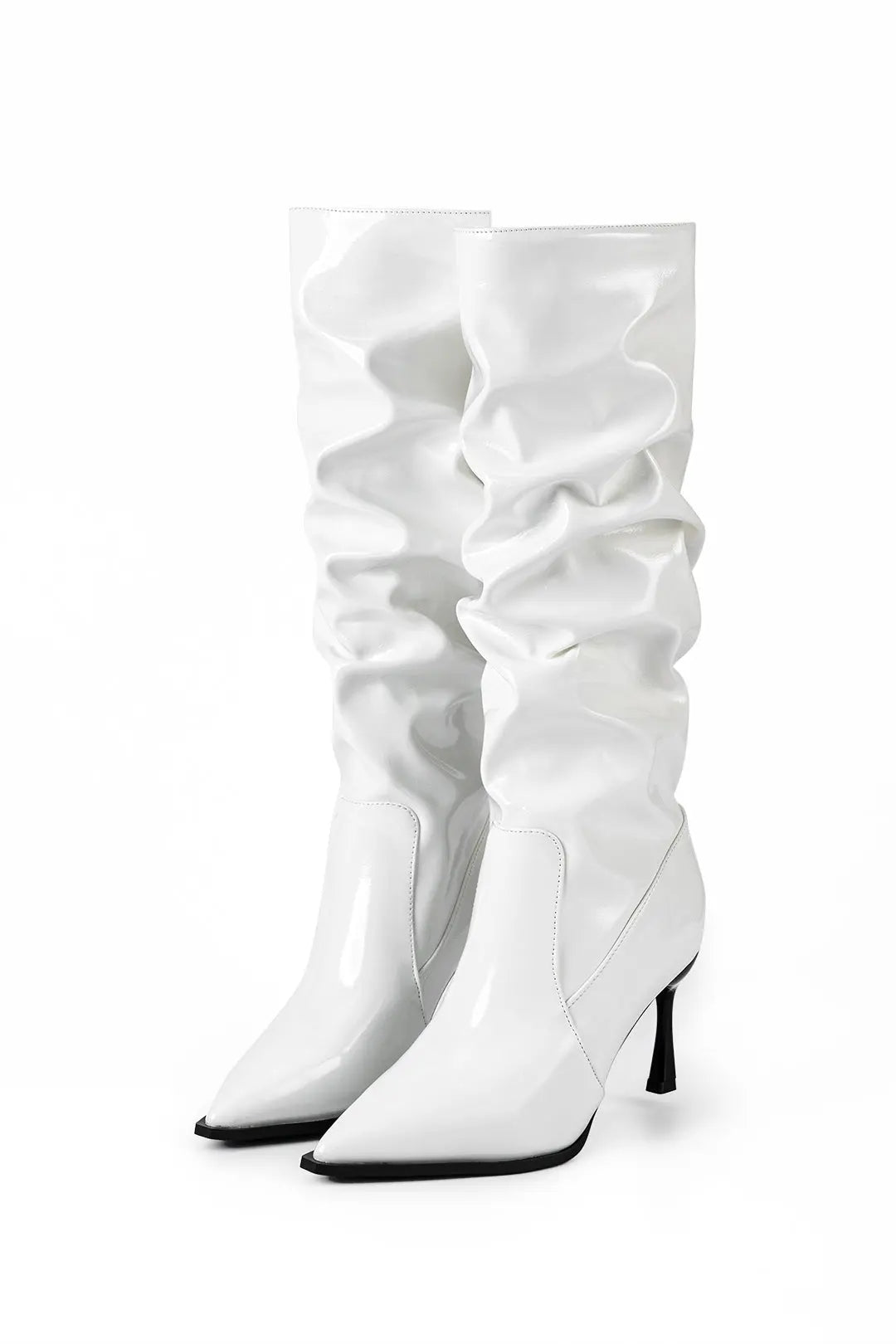 Chloe - Stylish Ruched Fit Woman's Knee High Boots Dreamardi