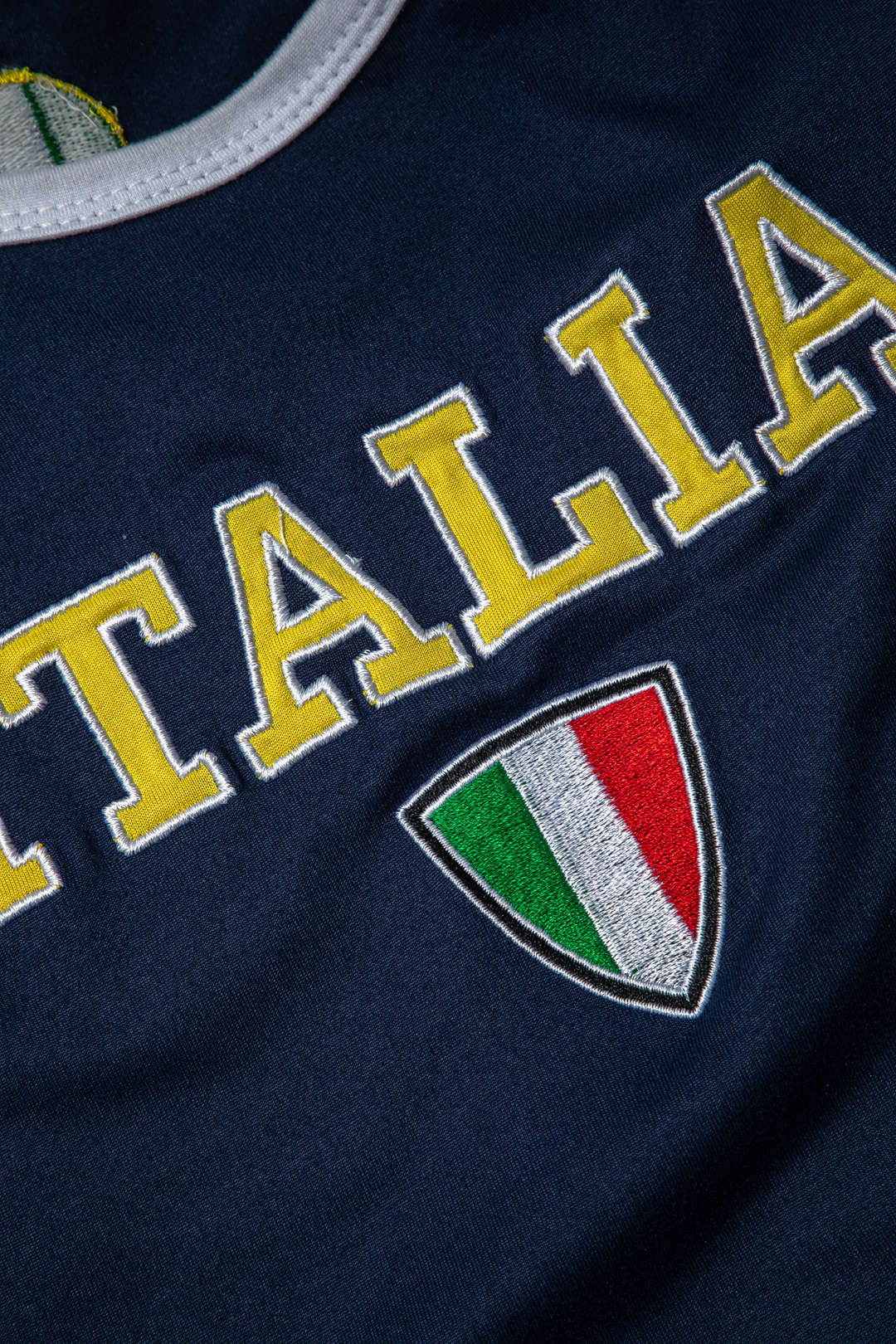 Italia Letter Embroidery T-shirt Dreamardi