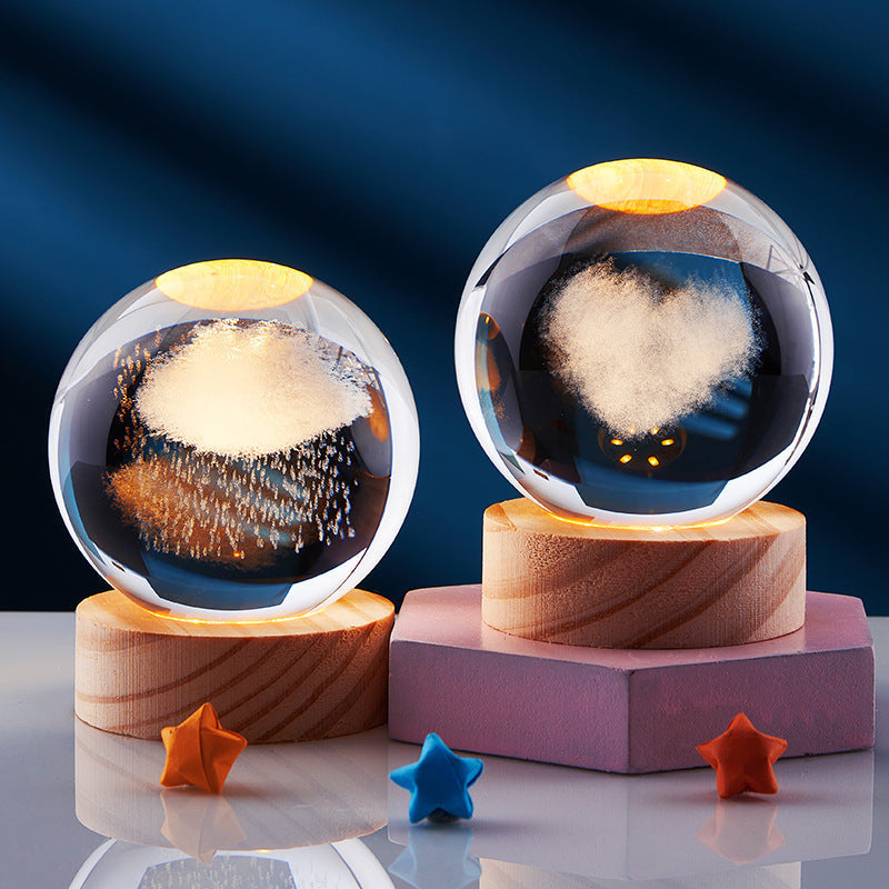 GlowSphere - Mesmerizing 3D Effect Night Light