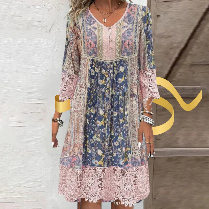 Orla - Lightweight Boho Beauty Woman's Midi Dress