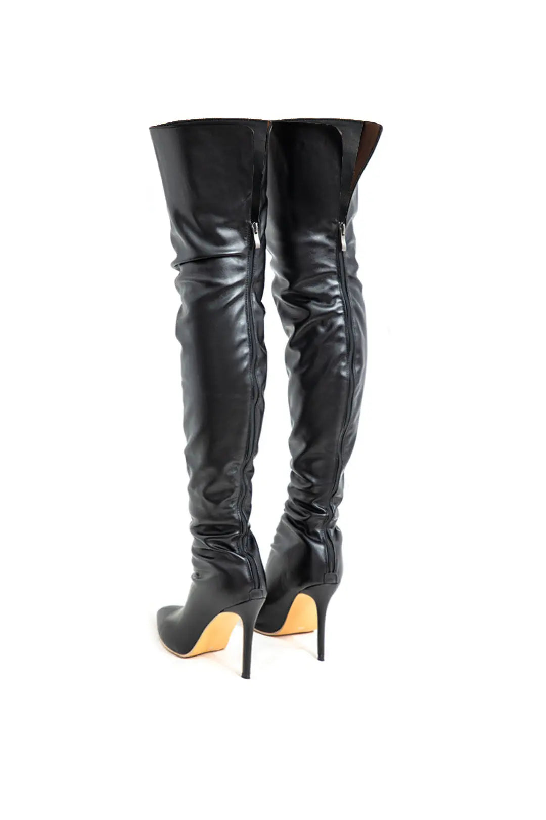 Christine - Chic Pointed Toe Design Woman's Over The Knee Boots Dreamardi