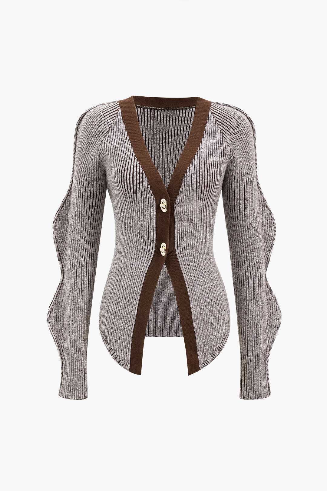 Solid Knit Button Cardigan Dreamardi