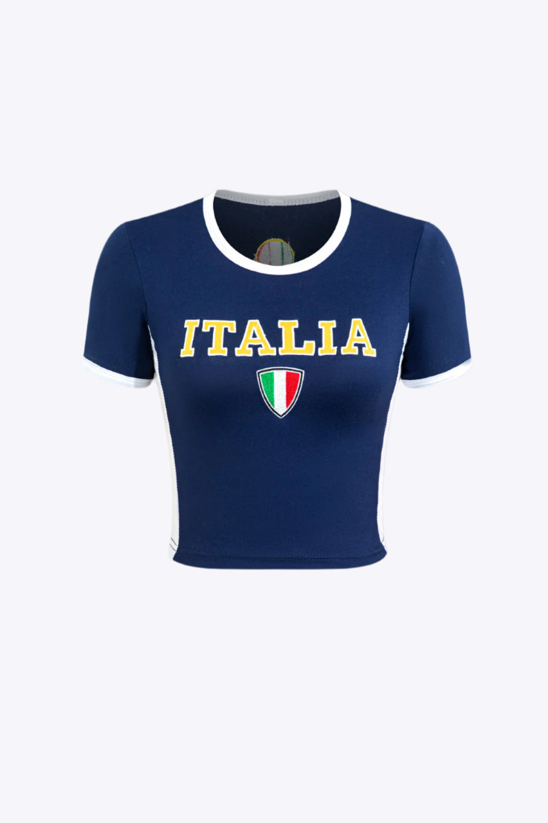 Italia Letter Embroidery T-shirt Dreamardi