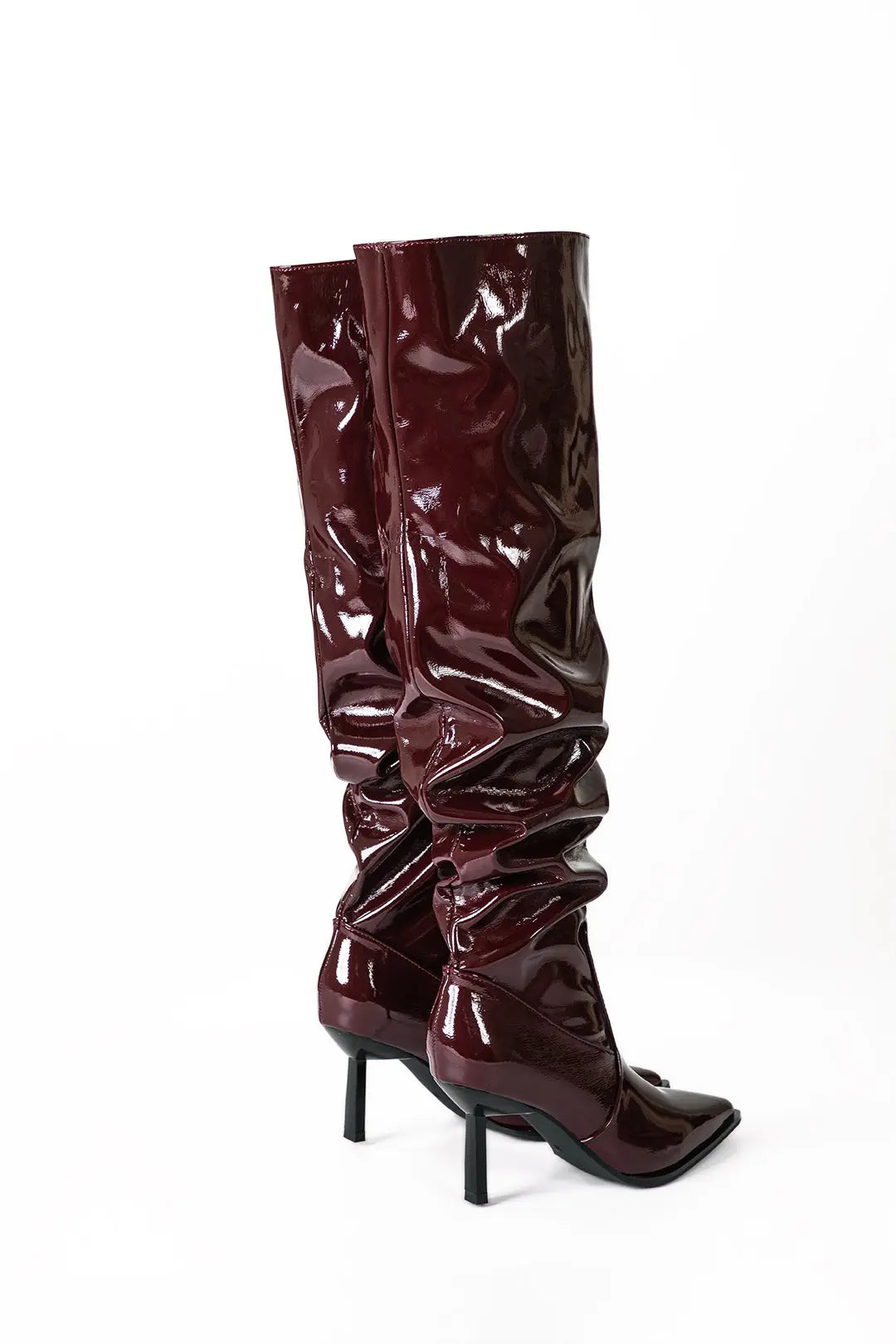 Chloe - Stylish Ruched Fit Woman's Knee High Boots Dreamardi