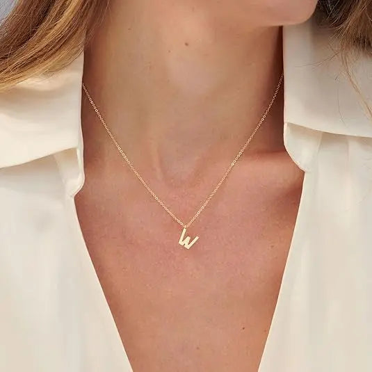 Dakota - Dainty Monogram Letter Necklace Woman's Jewelry Dreamardi