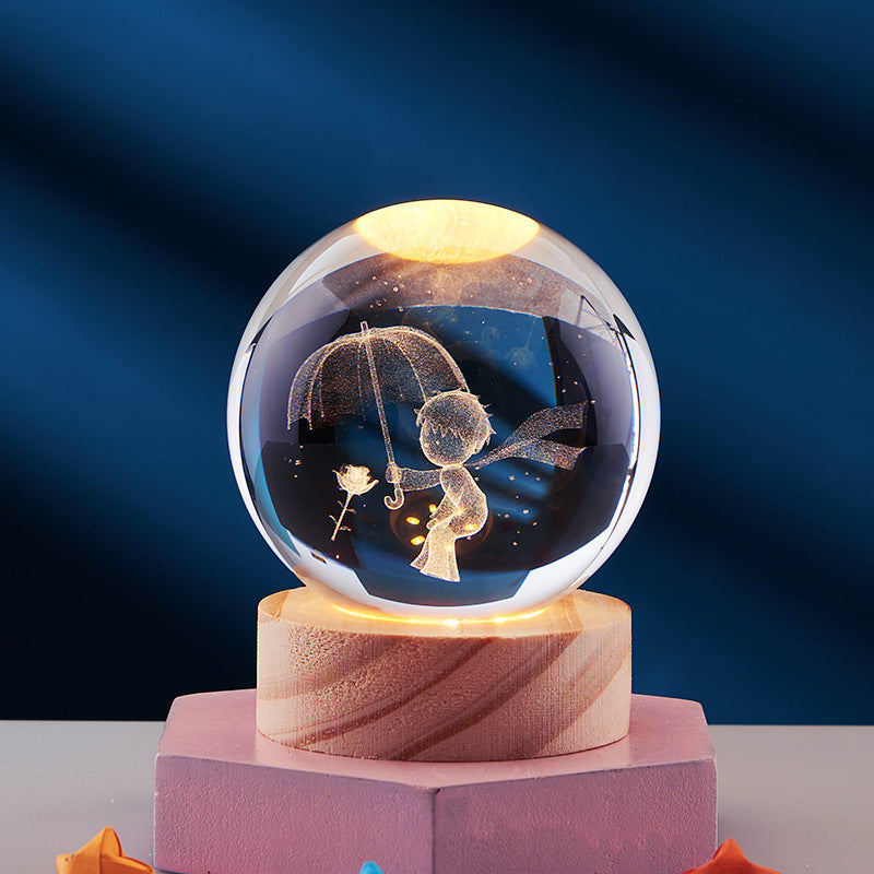 GlowSphere - Mesmerizing 3D Effect Night Light