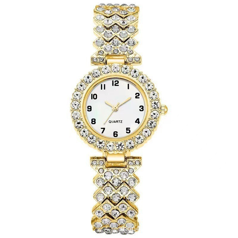 Fashion Jewelry Numbers Diamond Women's Watch Bracelet Dreamardi