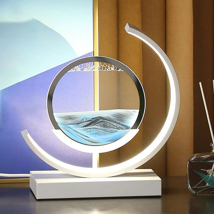 LumeFlow - Stylish Quicksand Table Lamp