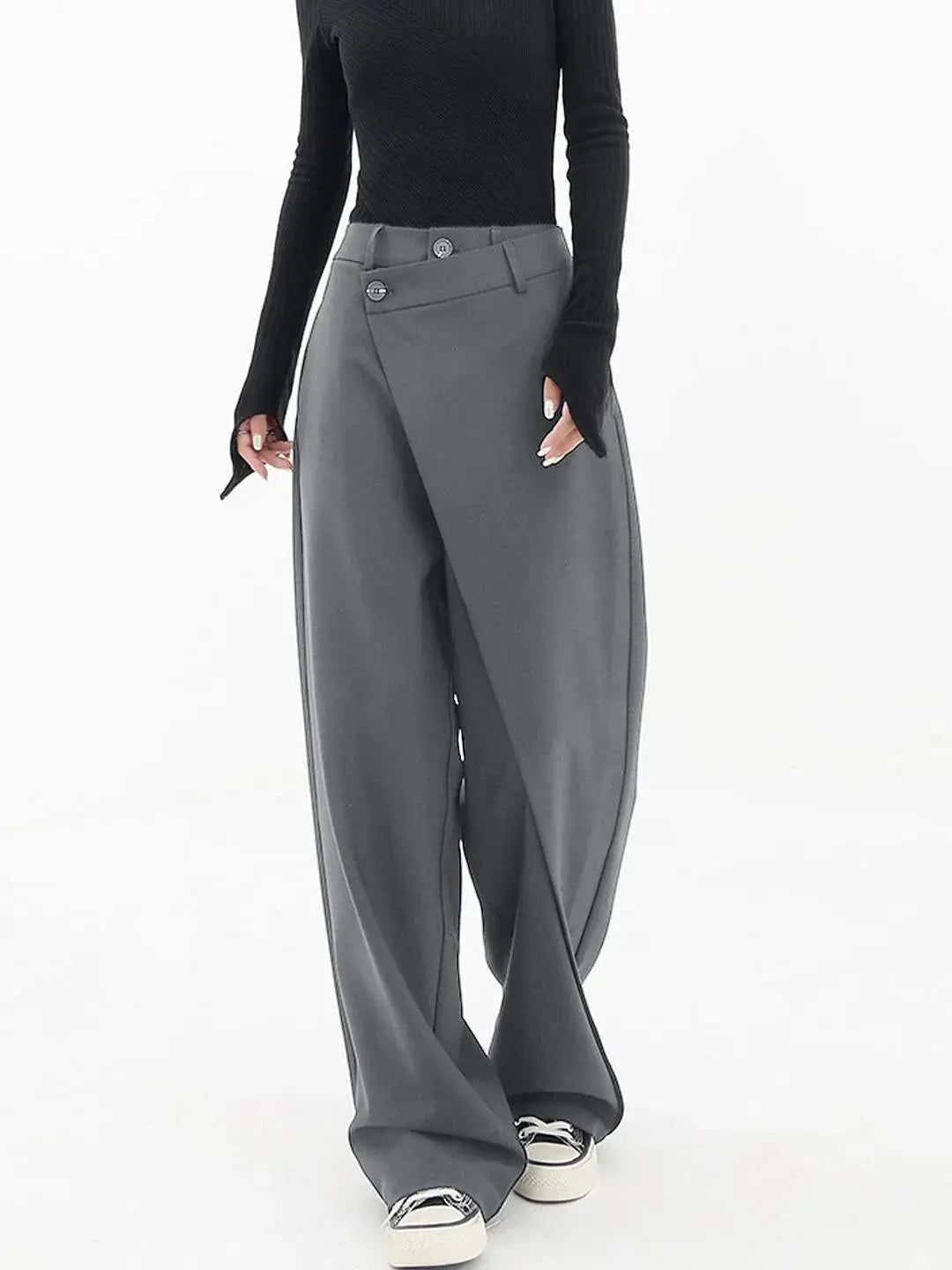 Amber - Effortless Sophistication Woman's Baggy Pants Dreamardi