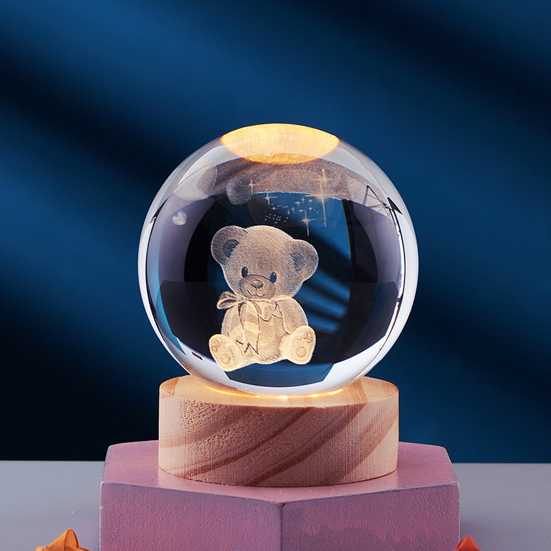 GlowSphere - Mesmerizing 3D Effect Night Light