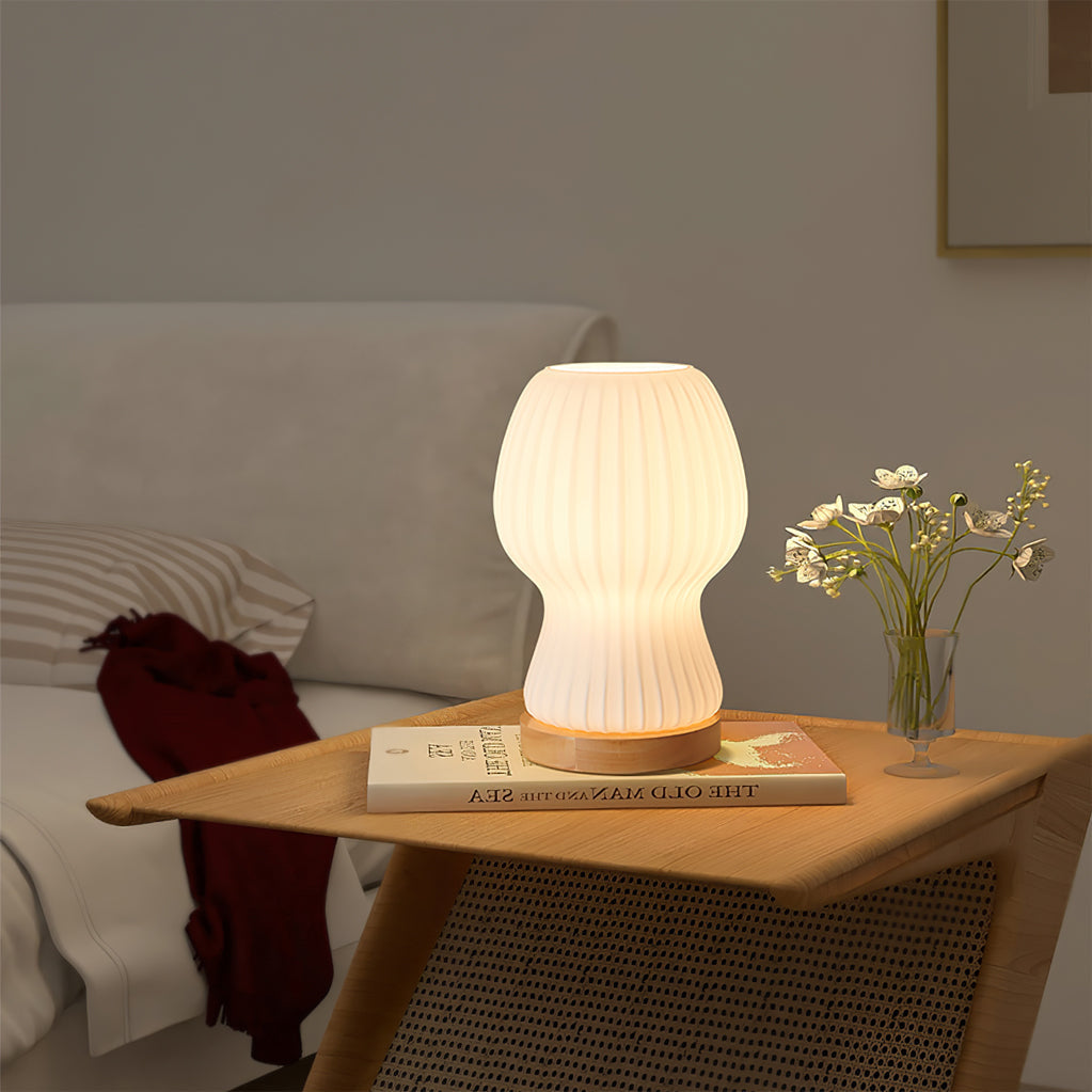 GlowForm - Unique Folded Glass Style Table Lamp