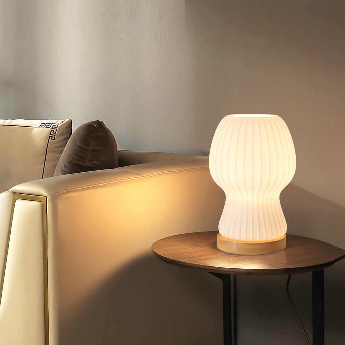 GlowForm - Unique Folded Glass Style Table Lamp