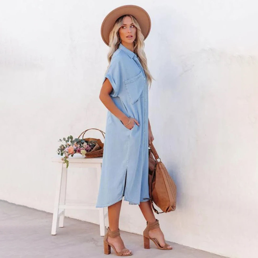 Kiera - Light & Airy Summer Essential Woman's Midi Dress